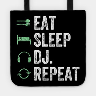 Eat sleep dj repeat Tote