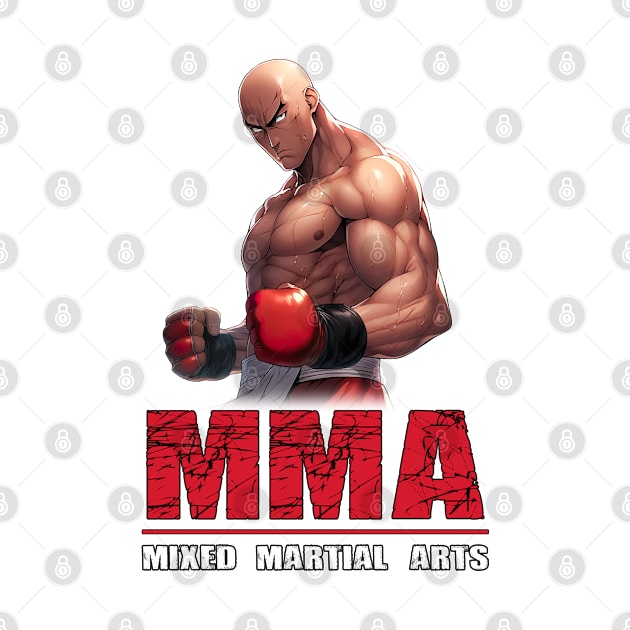 MMA Fighter – Anime Sticker by KAIGAME Art
