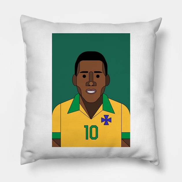 Pele Pillow by johnsalonika84