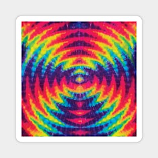 Wig Wag Rainbow Tie Dye Magnet