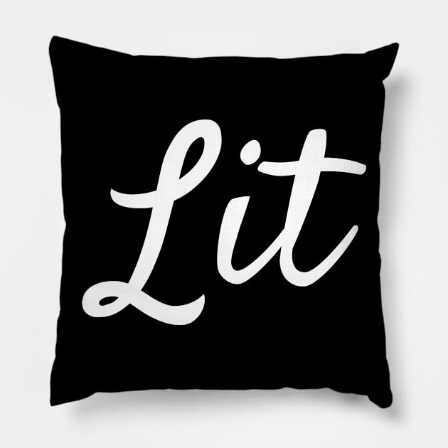 Lit Pillow by StickSicky