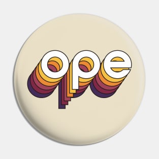 Ope! Summer Sunset Colorway Pin