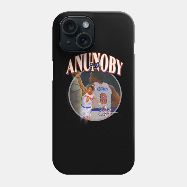 O.G. Anunoby New York Basketball NY NYC Jersey Toronto Phone Case by dsuss