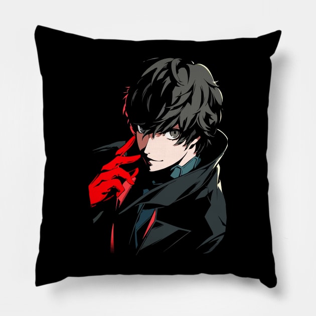 Joker p5 Pillow by DeathAnarchy