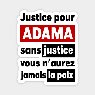 Justice Pour ADAMA Magnet