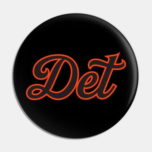 Detroit 'DET' Baseball Fan T-Shirt: Show Your Motor City Pride with a Bold Detroit Baseball Design! Pin