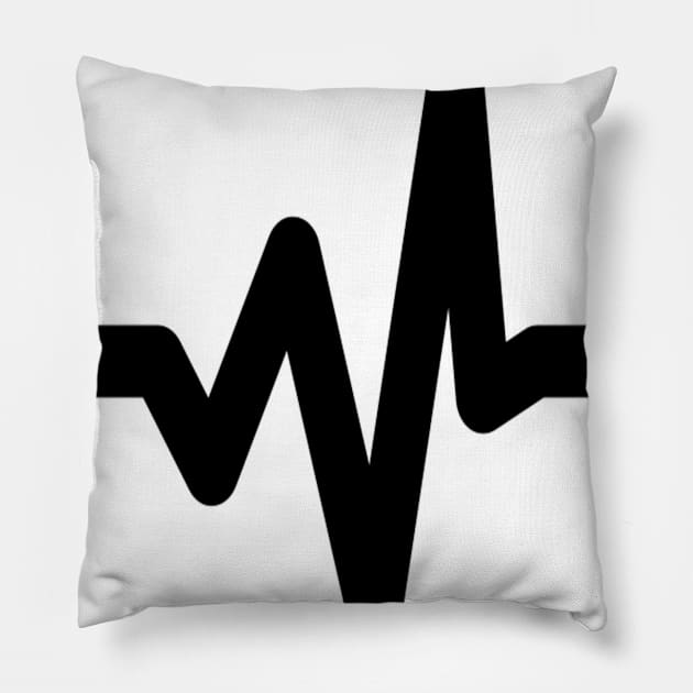 beat sound Pillow by SaidNess