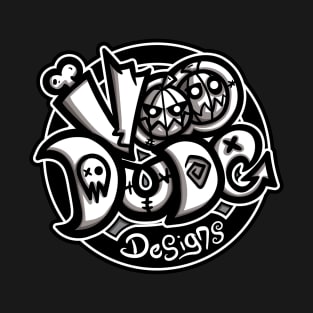 VooDude Logo Black n White T-Shirt