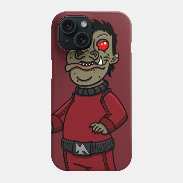 Red Snag Phone Case by NikInked