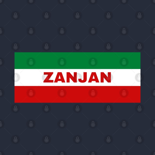 Zanjan City in Iranian Flag Colors by aybe7elf