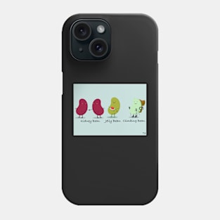 Bean Characters kidney, jelly and climbing  bean Phone Case