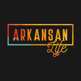 US State Arkansan Life Souvenir T-Shirt