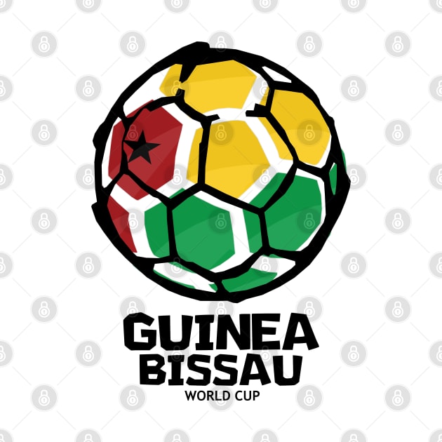 Guinea-Bissau Football Country Flag by KewaleeTee