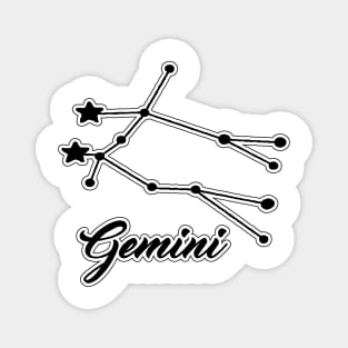 Gemini Zodiac Constellation Design Magnet