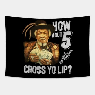 REDD FOXX HOW BOUT 5 WHITE Tapestry