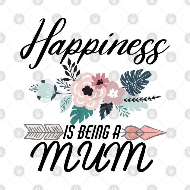 mum gifts, Happiness is being a mum by Design stars 5