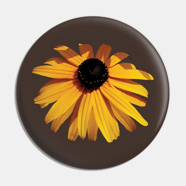 Black Eyed Susans - One Black-Eyed Susan Pin by SusanSavad