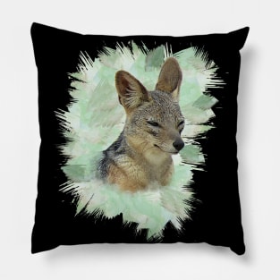 Jackal on Safari in Kenya / Africa Pillow