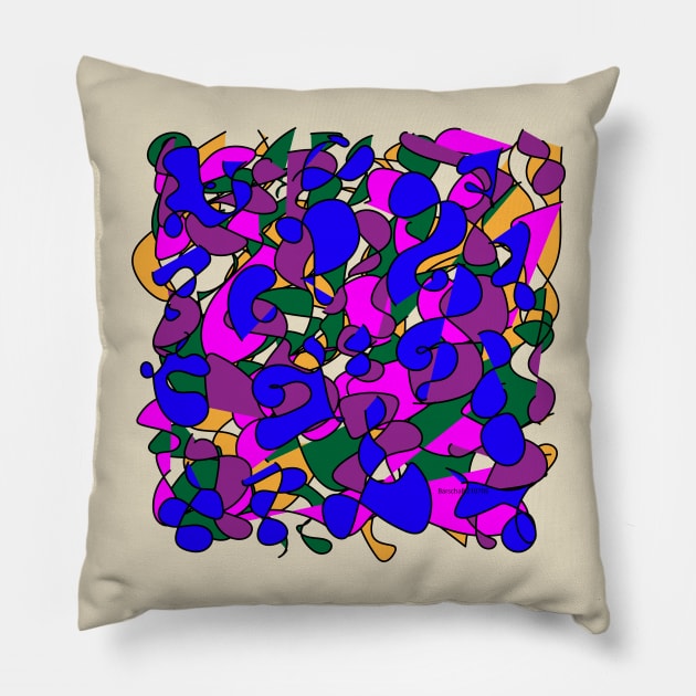 Traffic Jam Pillow by Barschall