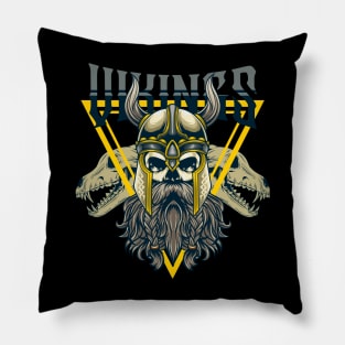 Viking Skull 4.1 Pillow