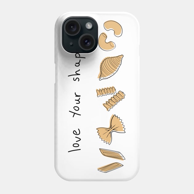Love your Shape Phone Case by Abbilaura