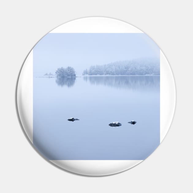 Foggy calm lake scape Pin by Juhku