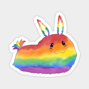 Sea bunny lgbt+ pride Magnet