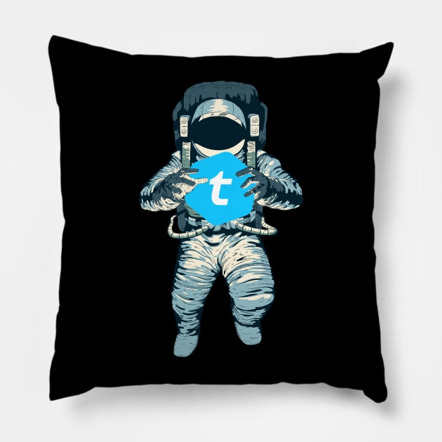 Telcoin crypto coin Crypto coin Crytopcurrency Pillow by JayD World