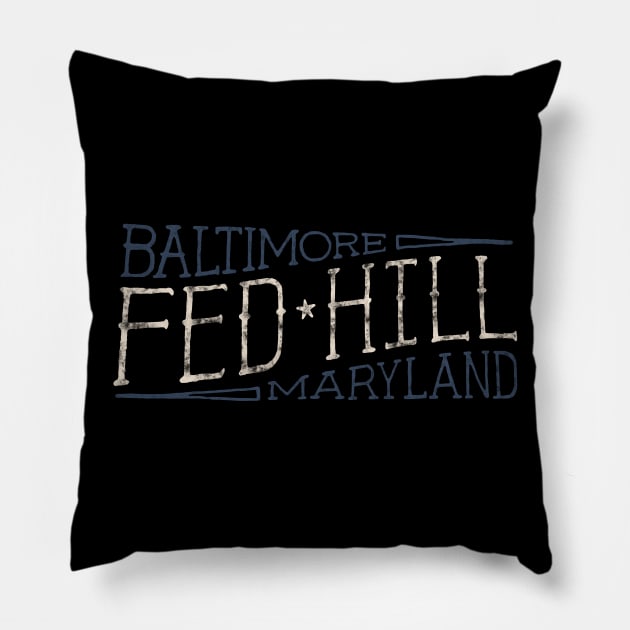 Fed Hill Pillow by EA Design