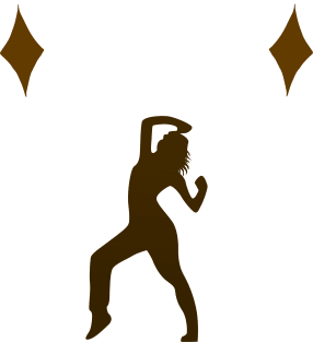 Dancing girl Magnet