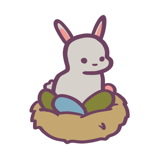 Easter Bunny's Egg Nest by ThumboArtBumbo