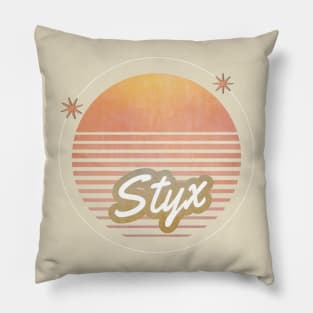 styx ll 80s moon Pillow