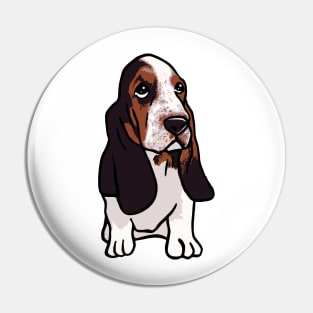 Basset Hound Dog Pin