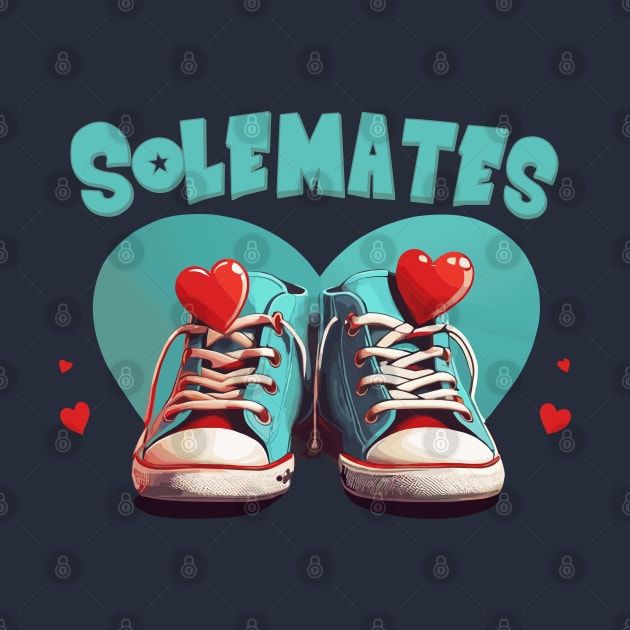 Solemates - Soul Mates Pun by Blended Designs