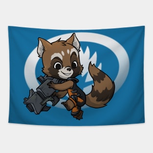 Super Cute Raccoon Tapestry