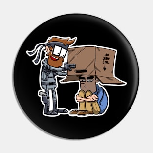 Tactical Cardboard Action Pin