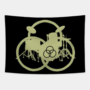 Drums Bonzo Moby Drummer Drumset Drumkit Symbol Gifts For Drummers Tapestry