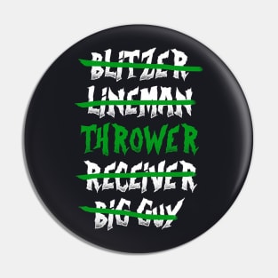 Thrower Blood Bowl Pin