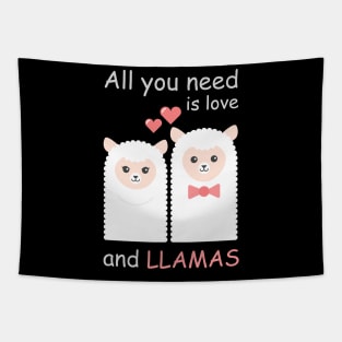 All you need is love and LLAMAS Tapestry