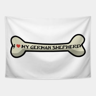I love my German Shepherd Tapestry