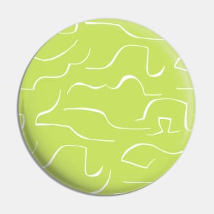 Yellow green color wavey pattern Pin