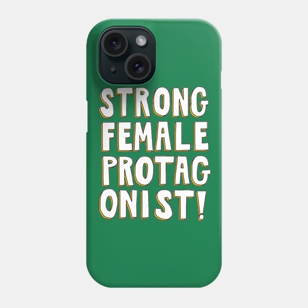 Strong Female Protagonist (Yellow Shadow) Phone Case by The Bechdel Cast