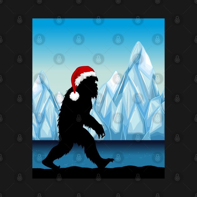 Bigfoot Santa Northpole by FlippinTurtles