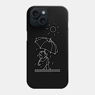 Save Our Earth (white line art) Phone Case