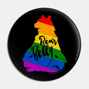 Bear Belly - Rainbow Pin