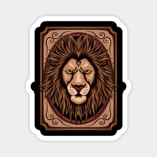 The Lion Head Magnet