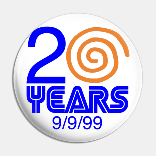 Sega Dreamcast 20 Year Anniversary Pin