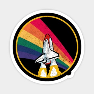 Nasa Space Shuttle Launch Pride Magnet