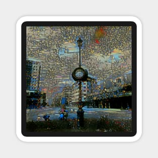 Old Clock Tower of Homs - Kandinsky Magnet