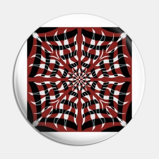 Menacing pattern Pin